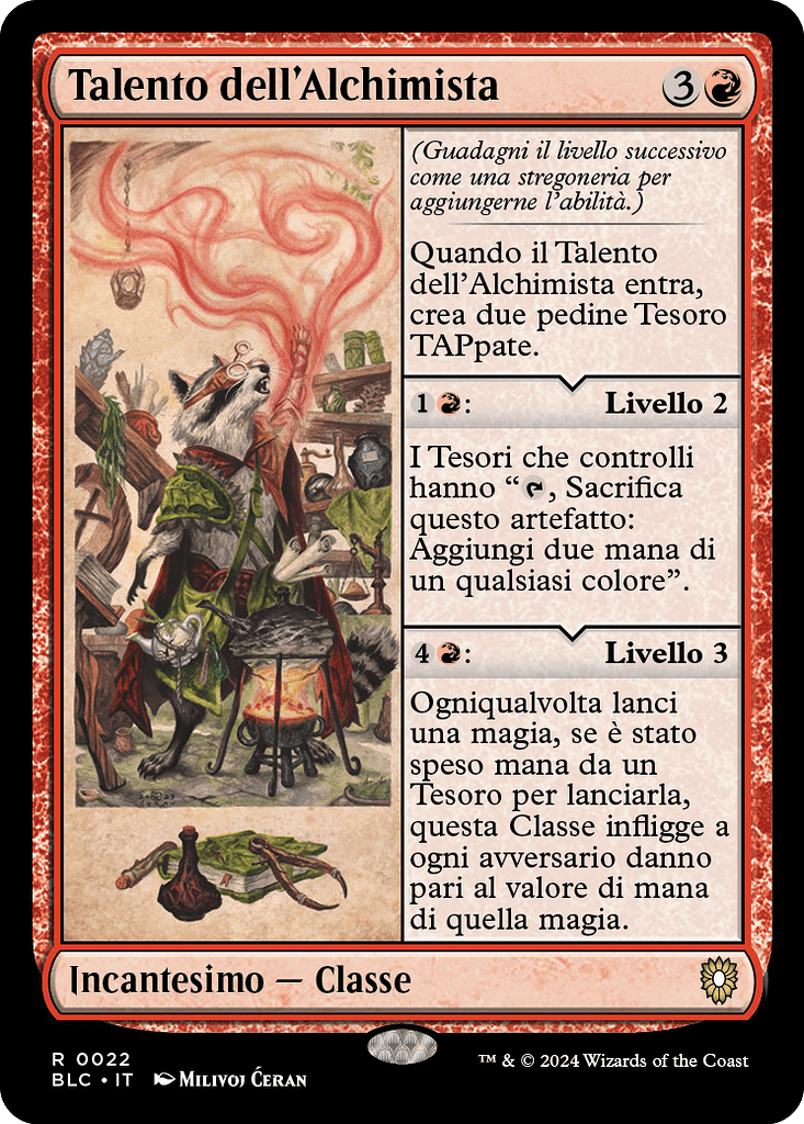 [BLC] Alchemist’s Talent / Talento dell’Alchimista