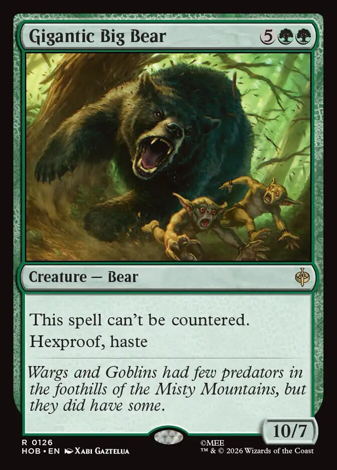 [HOB] Gigantic Big Bear